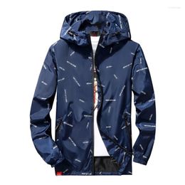 Men's Jackets Men's Men's Spring Autumn Men Jacket Zipper Plus Size Windbreaker Long Sleeve Male Hooded Clothing 4XL 6XL