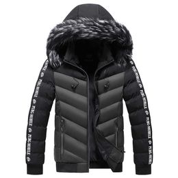 Men's Down Parkas Winter Short Parka Coat Mens Coat Men's Korean Style Trendy Handsome Windproof Winter Parka Mens Coat with Hood T221006