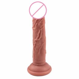 Dildos dongs Men and Women s Liquid Silica Gel Simulation Super Small Mini Ding Loser Penis Soft False Masturbator 221006