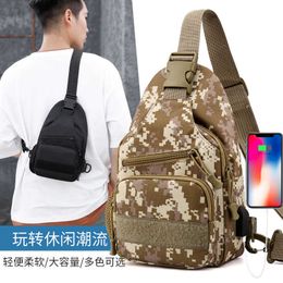 HB PNew fashion chest bag men fashions sports leisure messenger outdoor messenger bags men's small one shoulder camouflage tactical slingshot