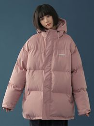 Women's Down Parkas Women Winter Puffer Jacket Korean Hooded Thickening Short Bubble Coats Female Loose Casual Oversized Parkas Fashion Outwear 220930