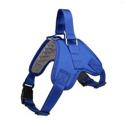 Dog Collars Oxford Cloth Harness Adjustable Durable No-Pull Massage Function With Handle Reflective Strip Vest