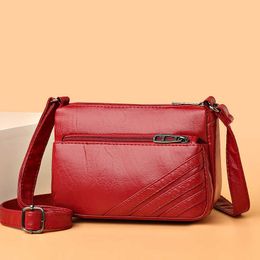 HBP Bag Girl 2023 Summer Fashion Korean Version Middle aged Bags Mother in law One shoulder messenger bagi Soft leather small square bag