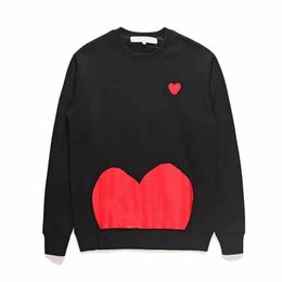 Play Designer Men's Hoodies Sun Tide Love Badge Pullover Cotton Women's Long Sleeve Crew Neck Top Dress 11