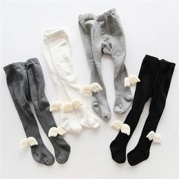 Leggings Tights Toddler Baby Kids Soft Cotton Angel Wings Pantyhose Tights Hosiery Warm Stockings Children Girl Tights 2201006