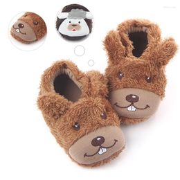 First Walkers Baby Winter Boots Infant Toddler Cute Cartoon Shoes Boys Girls Super Keep Warm Snowfield Fluff Balls Booties