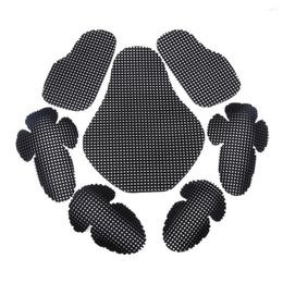 Motorcycle Armour 7 Pieces Black Motorbike Elbow/Back/Shoulder/Chest Protection Guards Body Protectors Racing Armours