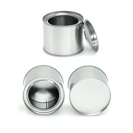 Packaging Bottles 250ml Aluminium Can Tin Coffee tea Jar Lip Balm Container Empty Candle Jars Metal Cream Pot Box RRE14726