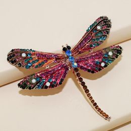 Brooches Temperament Fashion Exquisite Color Big Dragonfly Brooch Coat Cardigan Pin Female Personality Wild