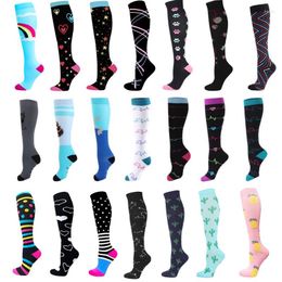 Men's Socks Compression Stockings Outdoor Running Cycling Long Pressure Fitness Sport 30 Mmhg Graduated Flight Travels