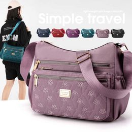 HBP 2023 new middle-aged women's bag women bag Nylon Oxford spinning canvas bagi Single Shoulder Messenger Bags waterproof mother's bagl