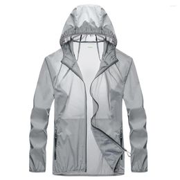 Hunting Jackets Unisex Summer Coat Sun Protection Jacket Anti-UV Quick Dry Sports Windbreaker Runing Cycling Sunscreen Windproof Clothes