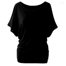 Women's T Shirts Women Casual Summer T-Shirt Batwing Short Sleeve Loose Top Basic Tee Female Plus Size Tunic Camisas Mujer