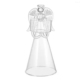 Candle Holders Holder Christmasangel Candlestick Votive Statue Crystal Memorial Cup Candleholder Table Centrepieces Tealight Figurine