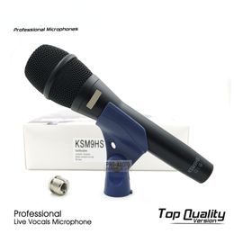 Grade A Super-cardioid KSM9HS Professional Live Vocals Dynamic Wired Microphone KSM9 Handheld Mic For Karaoke Studio Recording