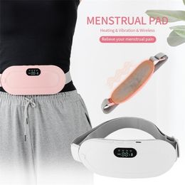 Slimming Belt Lady Menstrual Heating Pad Warm Relieve Pain Compress Massager Uterus Cold Dysmenorrhea Relieving 221006