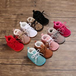 First Walkers Born Baby Shoes Infant Toddler Boy Snow Booties Comfort Winter Warm Cotton Anti-slip Sneaker