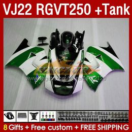 OEM Fairings & Tank For SUZUKI RGV250 SAPC VJ22 RGVT250 RGV-250 VJ 22 160No.129 RGV RGVT 250 CC 90 91 92 93 94 95 96 RGVT-250 1990 1991 1992 1993 1995 1996 Fairing glossy green