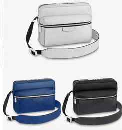 MESSENGER Luxury Designer men Handbag Cowhide High Quality Hardware Button Messenger Bags Interior Zipper Pocket Fashion Retro Cross Body Bag 5A Genuine Leather