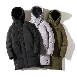 Men's Down Parkas Long Coat Large Size 7XL 8XL Winter Cotton Padded Jacket Oversize Husband Hood Parka Outerwear Thick Warm Windbreaker Male 221007