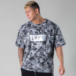 Men's T-Shirts ORIGINAL CAMO BIG T-SHIRTS 2022 Casual Loose T shirt Men's Gym Fitness Male Workout Summer Short Sleeve Tees Tops Clothing T221006