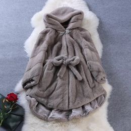Women's Fur Faux Brand luxury women natural mink fur jacket long style with sashes elegant lady high quality Imported winter coat 221006