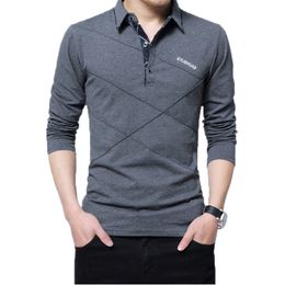 Men's Polos Men's Polo Shirt Autumn Button Brand Male Long Sleeve Polo Shirt Casual Male Shirt Dress Polo Shirts Plus Size 3XL 4XL 5XL 221006