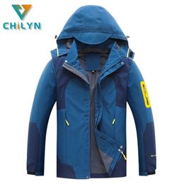 Men's Jackets CHILYN Outdoor Waterproof Hiking Jacket Hunting Windbreaker Coat Rain Camping Fishing Clothing Men Women 221007