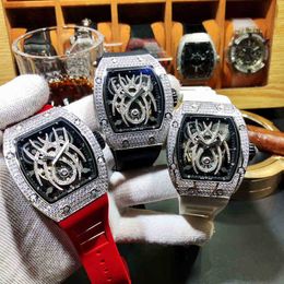 Multifunktions-SUPERCLONE-Uhren-Armbanduhr-Designer Luxus-Herren-Mechanische Uhr Richa Milles Business Freizeit Rm19-01 Vollautomatisch Ful SKF7