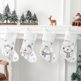 Christmas decoration supplies big socks Christmas-tree pendant children's gift candy bag scene dress up JNB16026