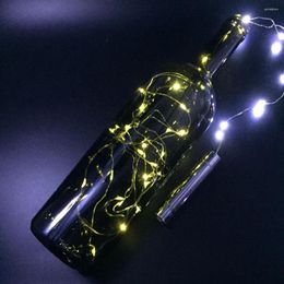 Strings 1m 15leds LED Bottle Lights Cork Shape For Wine Starry String Party Wedding