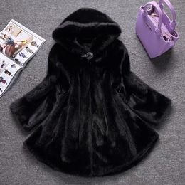 Women's Fur Faux Real Mink with hood Coat Women Winter natural fur Vest Jacket Fashion silm Outwear Big size 221006