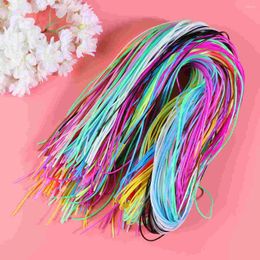 Lighting Accessories 200pcs Colourful Braided Rope PVC Wire Plastic DIY String