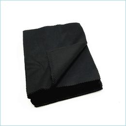 Lens Clothes 13X13Cm Black Microfiber Sunglasses Cloth Reading Glasses Cleaning For Eyeglasses Case 100Pc 998 Q2 Drop Delivery 2021 F Dhoj6