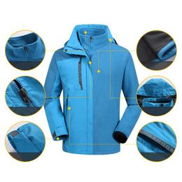 Jackets Women Heating Soild Color With Detachable Hat Velvet Usb Charging Windproof And Warm Hiking Coat Y2210