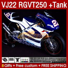 Fairings &Tank For SUZUKI RGV250 SAPC VJ22 RGVT250 RGV-250 VJ 22 1990 1991 1992 1993 1994 1995 1996 160No.118 RGV RGVT 250 CC RGVT-250 90 91 92 93 94 95 96 Fairing not race blue