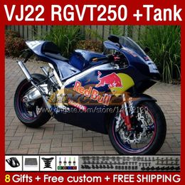 & Tank Fairings For SUZUKI RGVT250 VJ 22 RGV RGVT 250 CC RGVT-250 160No.61 RGV250 SAPC VJ22 90 91 92 1993 1995 1996 RGV-250 1990 1991 1992 93 94 95 96 OEM Fairing blue yellow