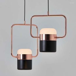 Pendant Lamps Led Lights Rose Gold Bedroom Decoration Lightings Lovely Living Room Lamp Dining Hanglamp Light