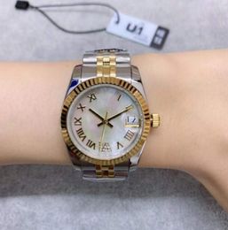 2022 u1 ST9 Automatic Mechanical Women's Watch Steel Two-Tone White Diamond Dial 31mm 116231 278273 Jubilee Strap Sapphire Datejust Christmas Gift Montres de luxe