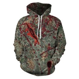Men's Hoodies & Sweatshirts Autumn/winter New 3D Hallowmas Print European and American Loose Pullover 023