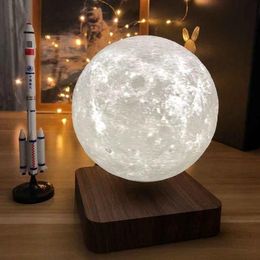 Night Lights Magnetic Levitating Moon Light Lamps bedroom lamps arousing atmosphere at home easily