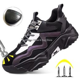 Botlar Yüksek Kalite Güvenlik Ayakkabı Erkek Kadın Toe Boots Delme Kanıtı İş Spor Sabah Nefes Alabilir Erkek Koruyucu Çalışma Botları Sportif 221007