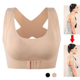 Women's Hoodies Women's & Sweatshirts Women Bra Posture Corrector Bralette Front Closure Bras Fitness Vest Push Up Female Brassiere