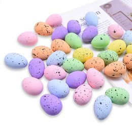 Party Decoration 20/40Pcs Happy Easter Eggs Styrofoam Foam Ball DIY Decorations Gift Garland Rattan Supplies