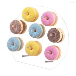 Party Decoration Wedding Wall Display Reusable Home Clear Acrylic Holder Onion Ring Donut Stand Dessert Hanging Birthday Baby Shower Stable