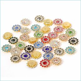 Other 50Pc Crystal Claw Rhinestone Flatback Sewing Cabochons Bezel Beads For Jewellery Making Diy Needlework Handmade Bows 218 D3 Drop Dh4Mf