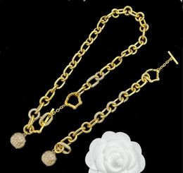 Punk Designed Cuba Thick Chain Choker Necklaces Bangle Medusa Head Portrait Pattern Pendant Women's Jewellery Sets Banshee 18K Gold plated Designer Jewellery CYSS --05