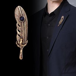 Brooches Retro Eagle Hawk Claw Feather Brooch Pin For Men And Women Suit Shirt Decoration Men's Clothing & Accessories
