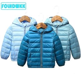 Down Coat Winter Children Autumn Kids Jacket Boys Outerwear Candy Color s Girls Clothes Lightweight Kid Clothing 221007