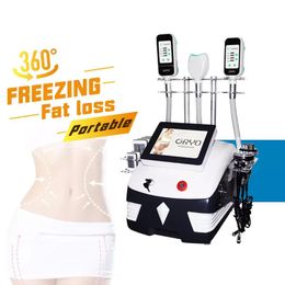 360 Cyro Fat Freezing Cryolipolysis Slimming 7 In 1 Korea Portable Cryo Body Sculpting Fat Freeze Machine Silicone Handle